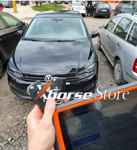 Key Tool Plus Adds Key on 2019 VW Polo MQB49/5C