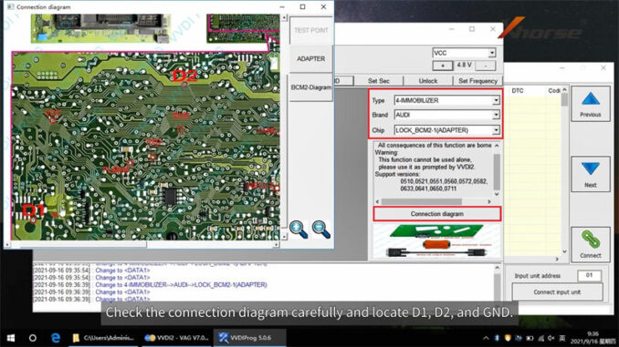 Audi BCM2 Solder-free Adapter Works with VVDI2 + VVDI Prog