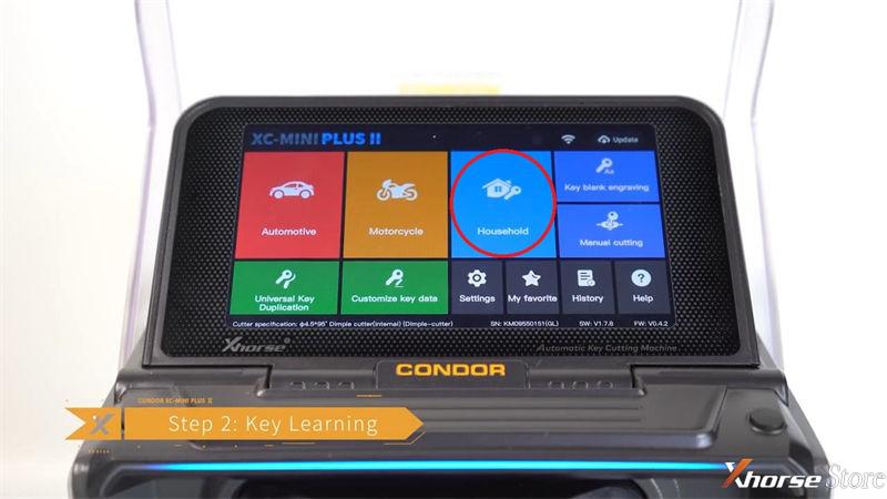 Condor XC-Mini Plus II Copy Mul-T-Lock Dimple Household Key Guide