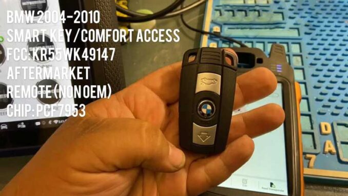 Xhorse VVDI Key Tool Max Unlock BMW Comfort Access Key