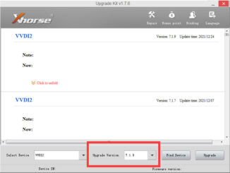 Free Download Xhorse VVDI2 V7.1.9 Software Update