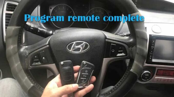 Xhorse VVDI Key Tool Plus adds remote key for Hyundai I20