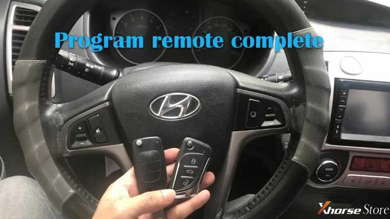 Xhorse VVDI Key Tool Plus adds remote key for Hyundai I20 