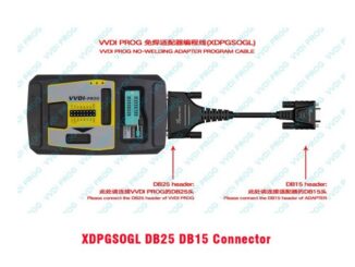 VVDI PROG XDPGSOGL Cable-Connect Solder Free Adapters