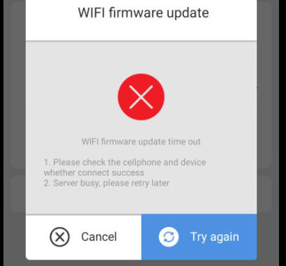 Xhorse VVDI Mini OBD Tool WiFi Firmware Update Failed