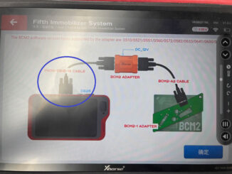 Solved VVDI Key Tool Plus + BCM2 Adapter Connect Line Error