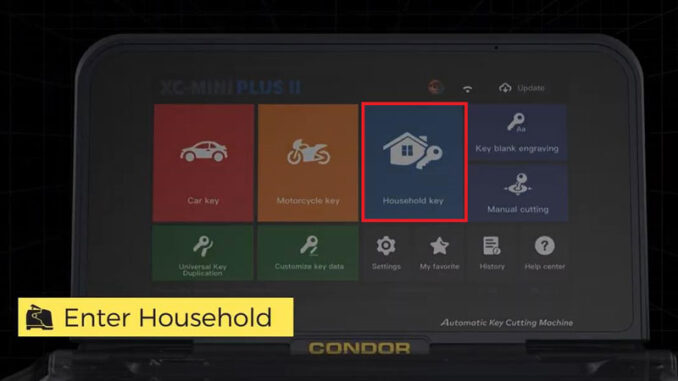 Xhorse Condor XC-Mini Plus II Schlage Cut by Bitting for House Key