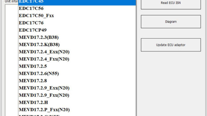 xhorse-vvdi-bimtool-pro-read-ecu-isn-supported-list (1) Xhorse VVDI BIMTOOL PRO Read ECU ISN Supported List