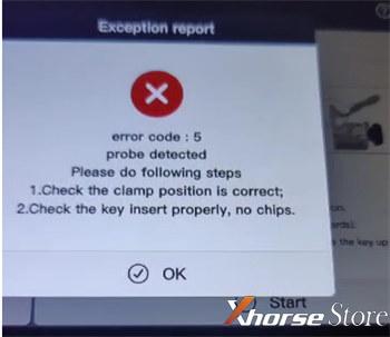 Fixing Error code 5 on Xhorse Condor XC MINI Plus II_02 Fixing Error code 5 on Xhorse Condor XC-Mini Plus II