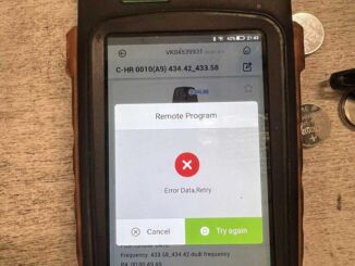 Fixed VVDI Key Tool Max Pro Generate XM38 Error Data